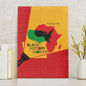 Black History Month Canvas Wall Art - African February Design