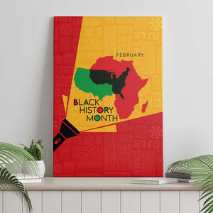 Black History Month Canvas Wall Art - African February Design