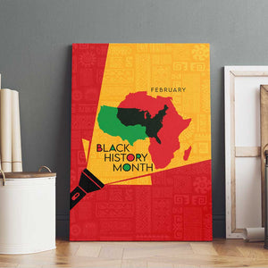 Black History Month Canvas Wall Art - African February Design