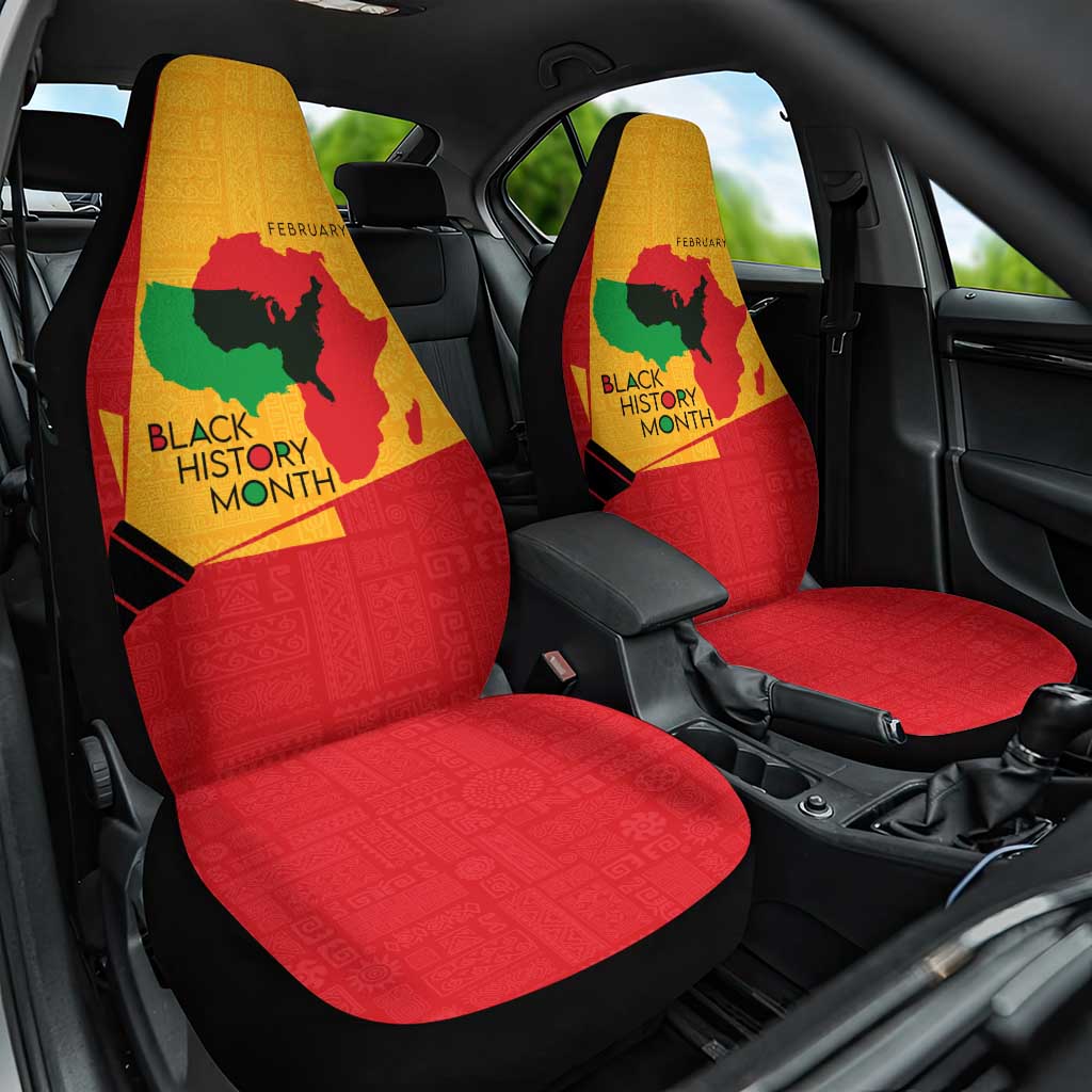 Black History Month Car Seat Cover - African February Design