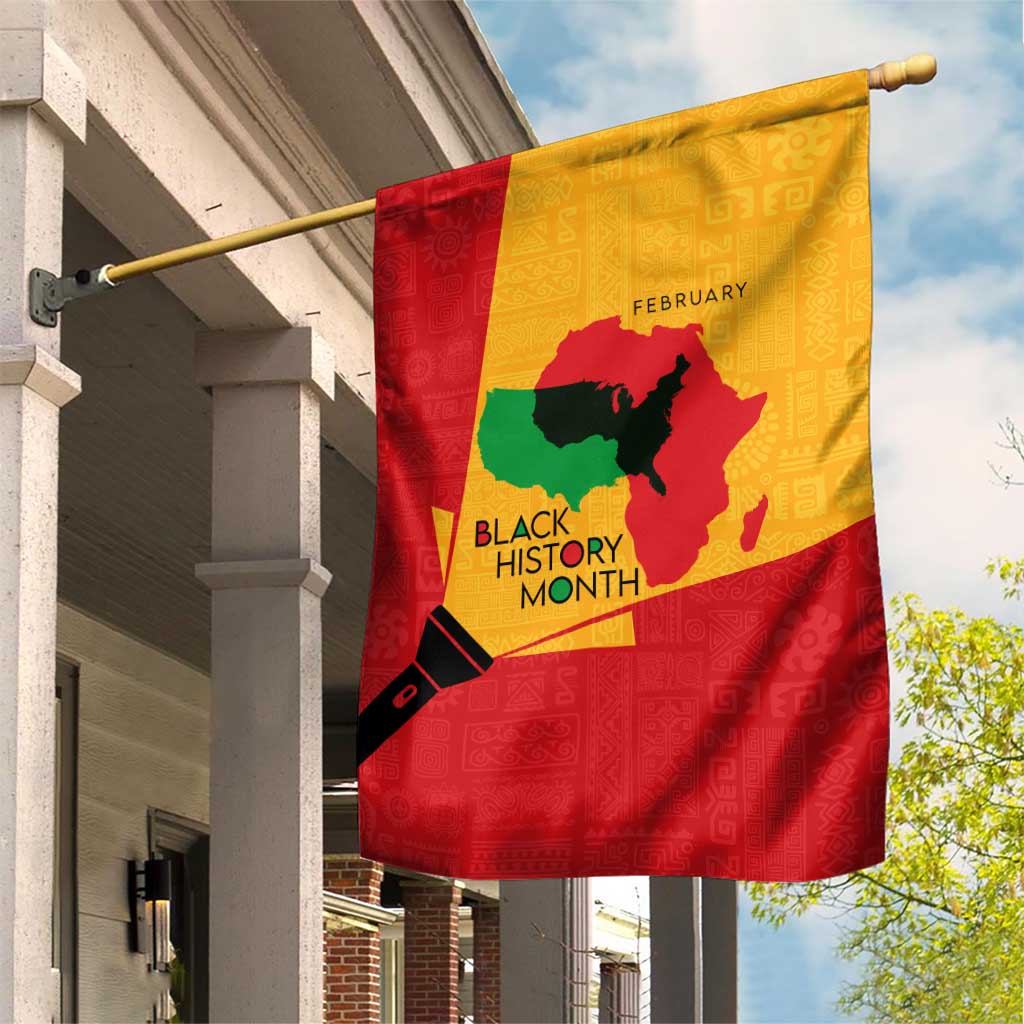 Black History Month Garden Flag - African February Design