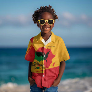 Black History Month Kid Hawaiian Shirt - African February Design