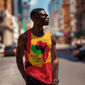 Black History Month Men Tank Top - African February Design