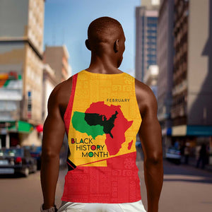 Black History Month Men Tank Top - African February Design