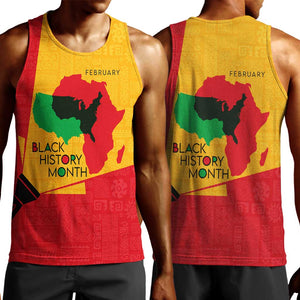 Black History Month Men Tank Top - African February Design