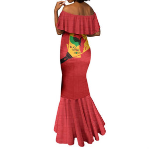 Black History Month Mermaid Dress - African February Design