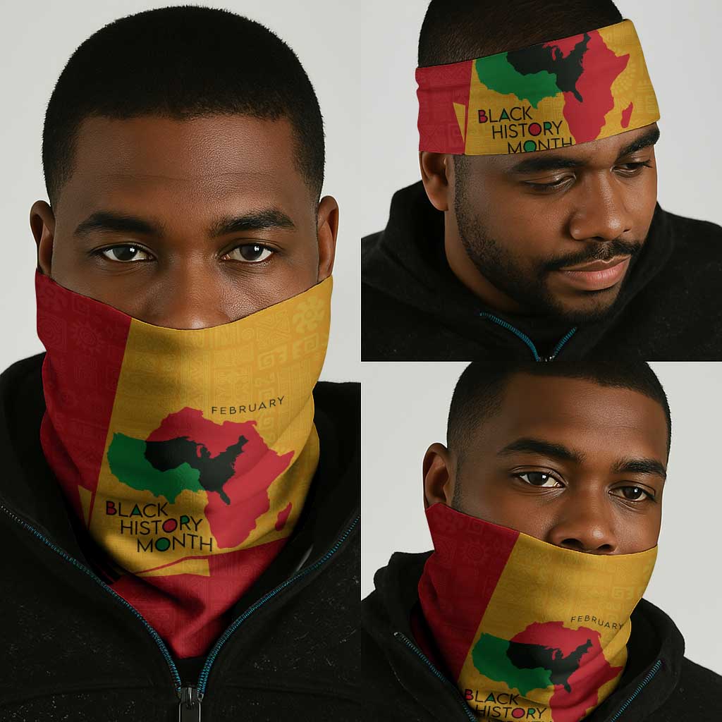 Black History Month Neck Gaiter - African February Design DT02