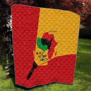 Black History Month Quilt - African February Design