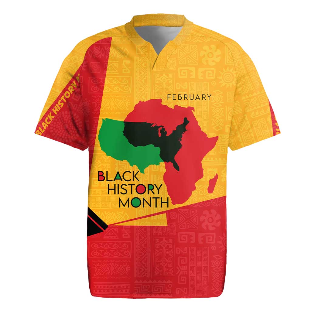 Black History Month Rugby Jersey - African February Design