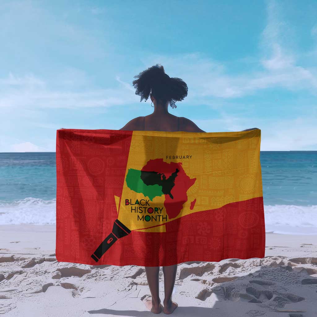Black History Month Sarong - African February Design
