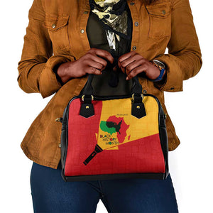 Black History Month Shoulder Handbag - African February Design