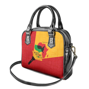 Black History Month Shoulder Handbag - African February Design