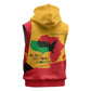 Black History Month Sleeveless Zip Hoodie - African February Design - African Pride