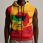 Black History Month Sleeveless Zip Hoodie - African February Design - African Pride