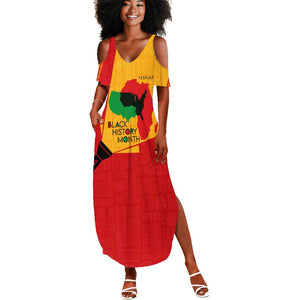 Black History Month Summer Maxi Dress - African February Design