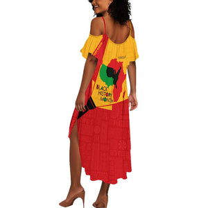 Black History Month Summer Maxi Dress - African February Design