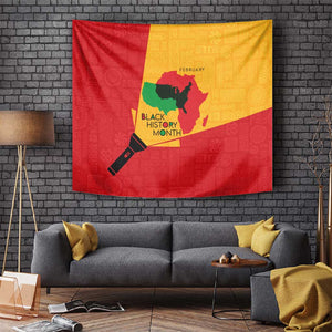 Black History Month Tapestry - African February Design