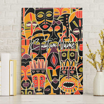 The Spirit of Africa Custom Canvas Wall Art