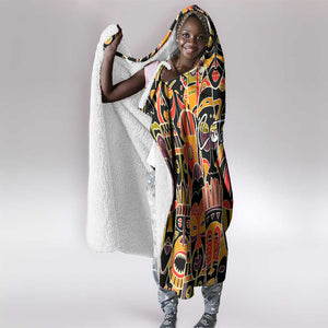 The Spirit of Africa Custom Hooded Blanket