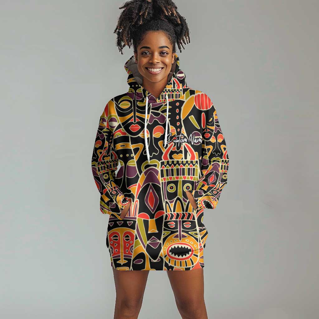 The Spirit of Africa Custom Hoodie Dress