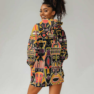 The Spirit of Africa Custom Hoodie Dress