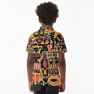 The Spirit of Africa Custom Kid Polo Shirt