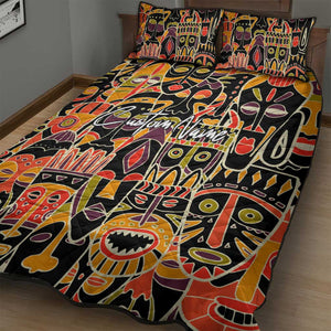 The Spirit of Africa Custom Quilt Bed Set