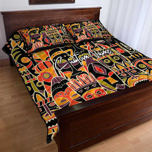 The Spirit of Africa Custom Quilt Bed Set