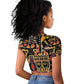 The Spirit of Africa Custom Raglan Cropped T shirt
