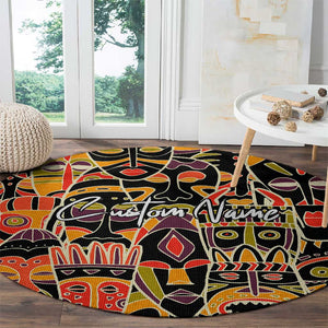 The Spirit of Africa Custom Round Carpet