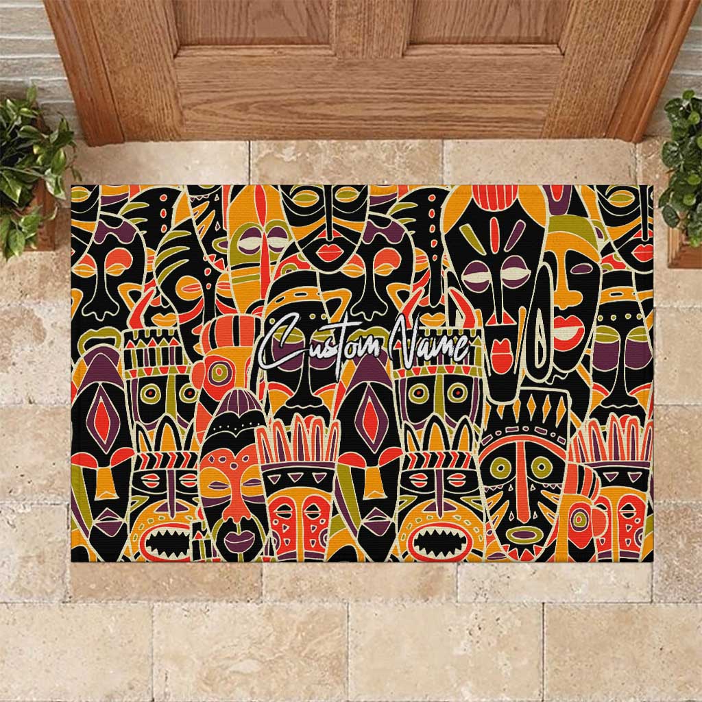 The Spirit of Africa Custom Rubber Doormat