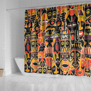 The Spirit of Africa Custom Shower Curtain