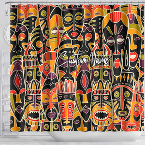 The Spirit of Africa Custom Shower Curtain