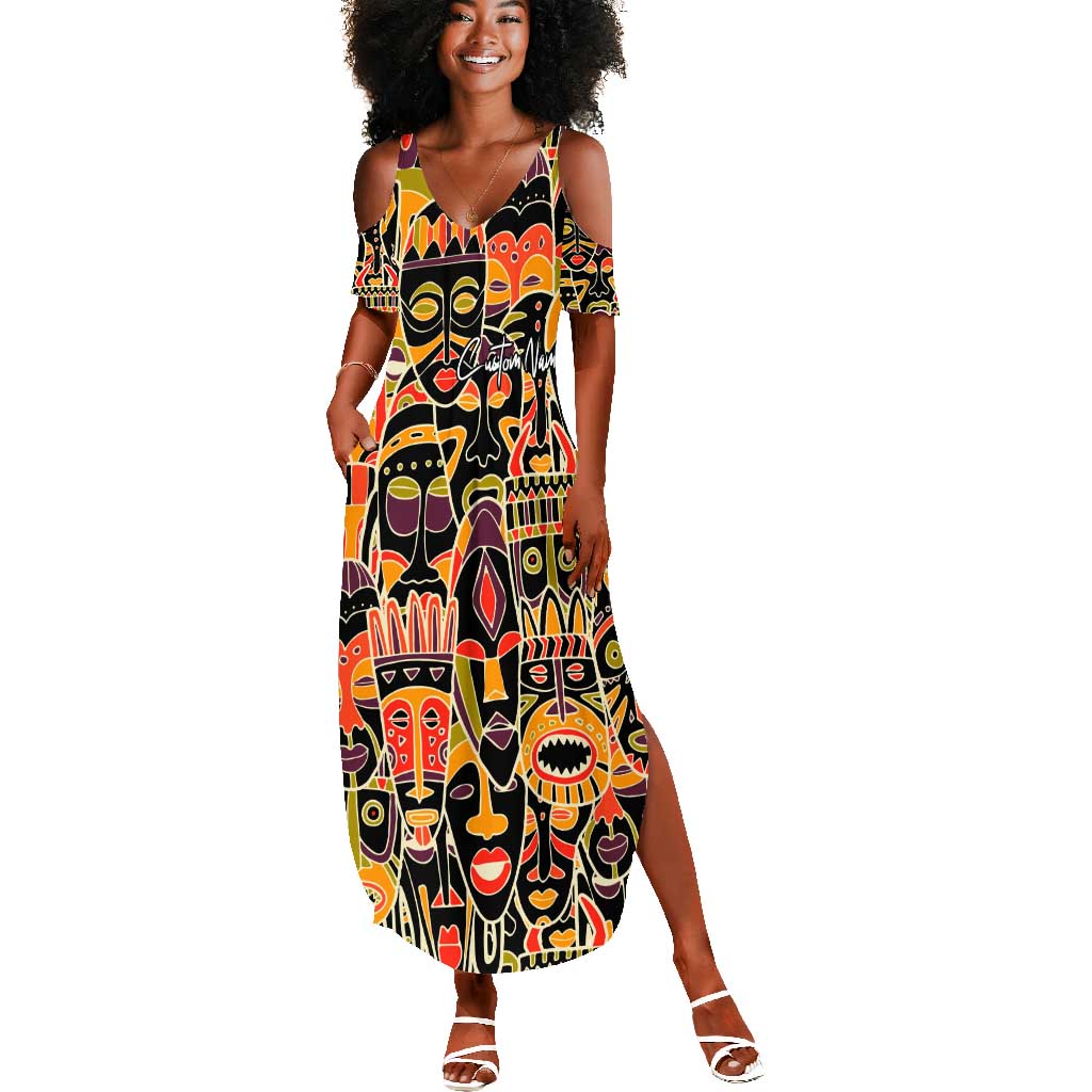 The Spirit of Africa Custom Summer Maxi Dress