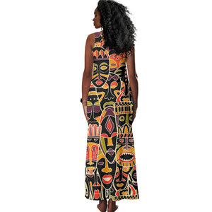 The Spirit of Africa Custom Tank Maxi Dress