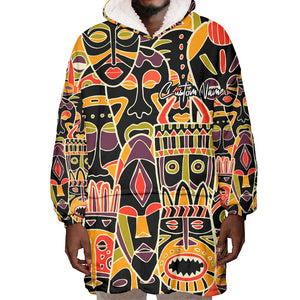 The Spirit of Africa Custom Wearable Blanket Hoodie