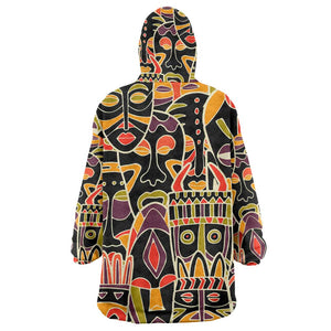 The Spirit of Africa Custom Wearable Blanket Hoodie