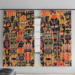 The Spirit of Africa Custom Window Curtain