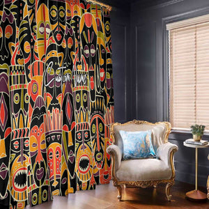 The Spirit of Africa Custom Window Curtain