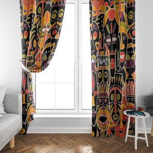 The Spirit of Africa Custom Window Curtain