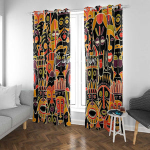 The Spirit of Africa Custom Window Curtain