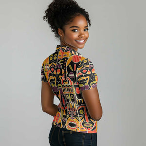 The Spirit of Africa Custom Women Polo Shirt