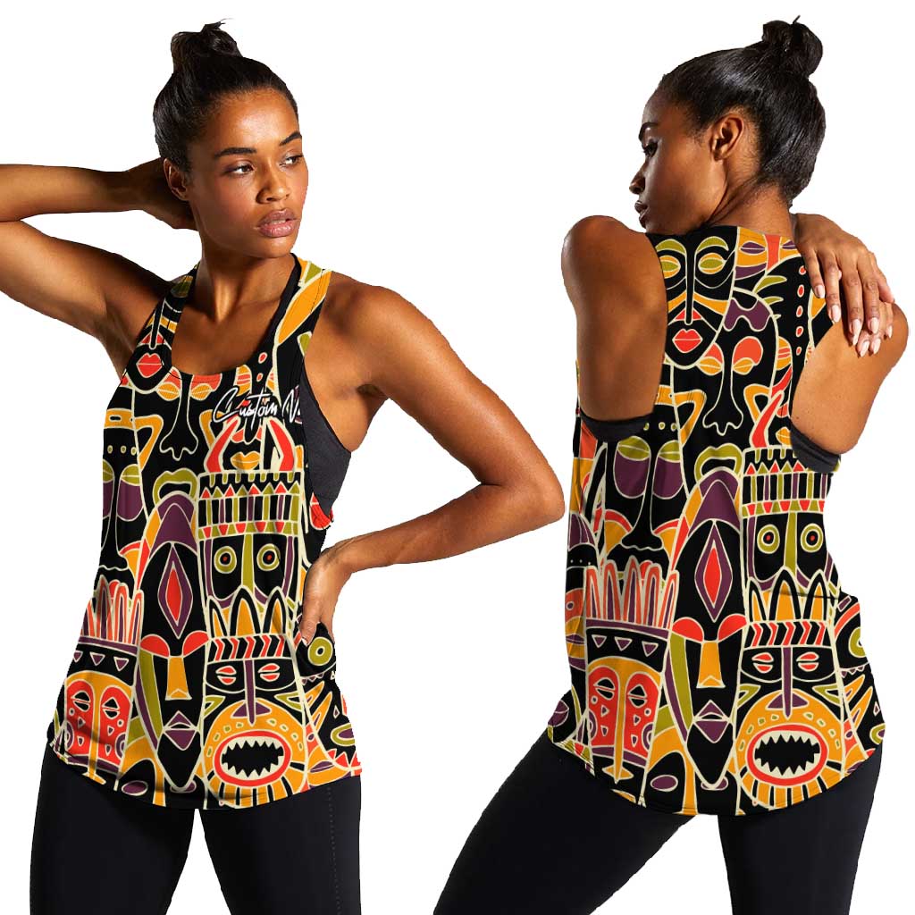 The Spirit of Africa Custom Women Racerback Tank