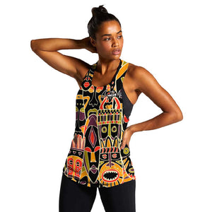 The Spirit of Africa Custom Women Racerback Tank