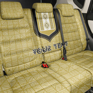 Personalized African Dashiki Back Car Seat Cover - Mudcloth Style