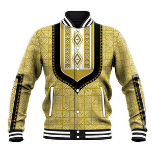 Personalized African Dashiki Baseball Jacket - Mudcloth Style DT02