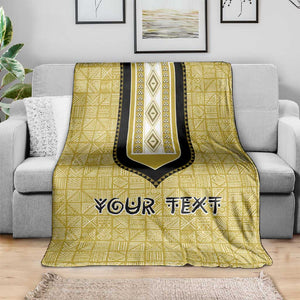 Personalized African Dashiki Blanket - Mudcloth Style