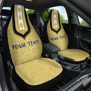 Personalized African Dashiki Car Seat Cover - Mudcloth Style