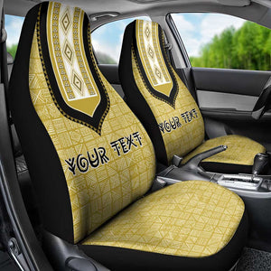 Personalized African Dashiki Car Seat Cover - Mudcloth Style