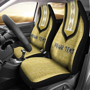 Personalized African Dashiki Car Seat Cover - Mudcloth Style